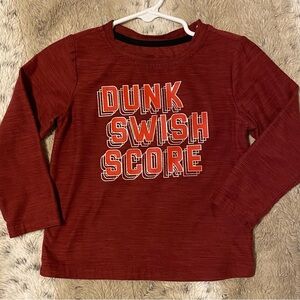 Kids Red Long Sleeve Shirt